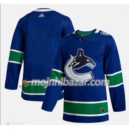 Dresovi Vancouver Canucks Blank Adidas 2019-2020 Plava Authentic - Muške